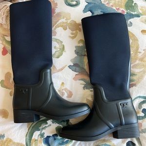 Tory Burch Rainboots (Navy)